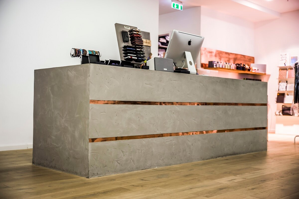Die Lasentheke des Glanzstück Concept Stores in Mainz darf man als gelungen bezeichnen.